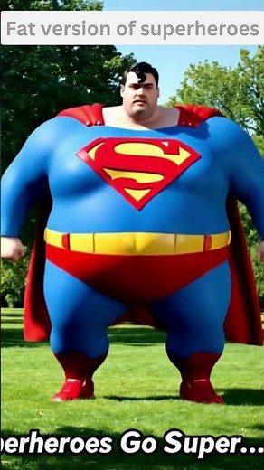 Fat Superheroes: Iron Man, Batman, Spider-Man & Superman Go Chubby! | Hilarious Superhero Fight