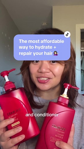 Japanese Hair Care: Shiseido Tsubaki Hydrating Shampoo & Conditioner Set