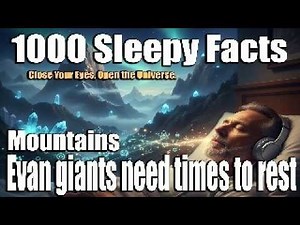 The Most Relaxing Mountain Fact to FallAsleep—Dreamy Earth Science Sleep Story for Overthinking Mind