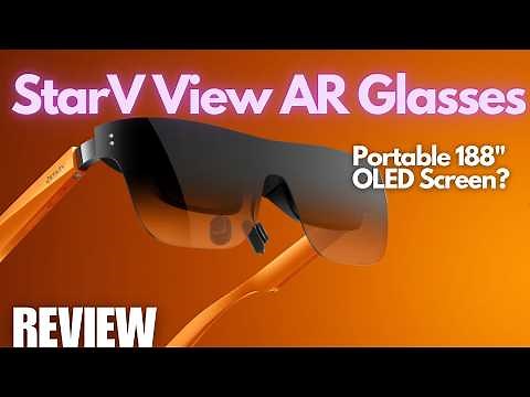 REVIEW: Meizu StarV View AR Glasses - Portable 188" OLED Display? Stylish xReal & Rokid Rival!
