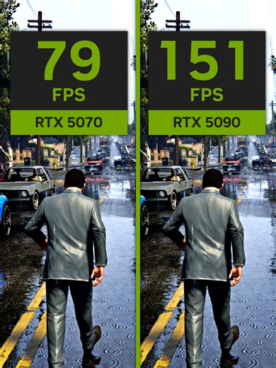 Comparing RTX 5070, 5080, and 5090 Performance in GTA 5 Enhanced