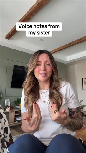 My Christmas gift to Michelle is sharing to all of you that she is infact the younger sister. (In age…but in spirit?) #sisters #voicenotes #siblings