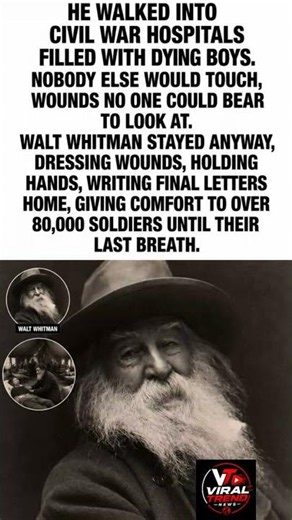 The Man Who Comforted 80,000 Dying Soldiers ❤️🕊️ | Walt Whitman's Untold Story