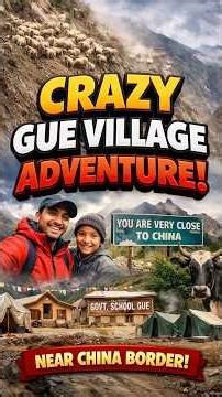 Surviving Landslides at Indo-China Border! 😱 | Gue Village Spiti Valley