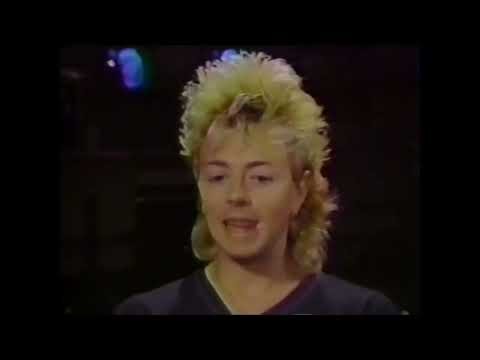 Brian Setzer 1986 New Music Magazine Interview. Canadian TV.