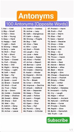 Antonyms #english #antonyms #education #ytshorts