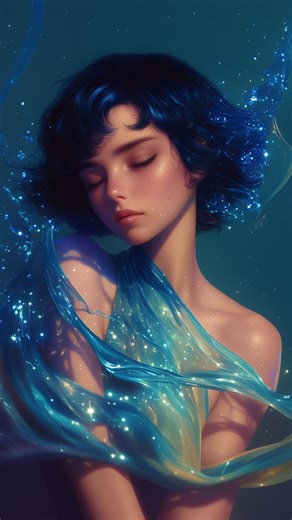 The AI-telier on Instagram: "Mercury Power, Make Up! Here’s the next video in my Sailor Moon transformation series! Here we have Sailor Mercury. I didn’t want to stick to a strict recreation of her original transformation so took some liberties with the transformation pen design and how it’s utilized. I’m pretty happy with these results! #sailormoon #sailormoonfanart #sailormercury #amimizuno #ai #aiart #aianimation #animegirls"