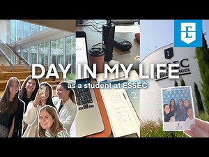 Day in the Life of an ESSEC Business School Student 🇫🇷 | International Student Vlog in France