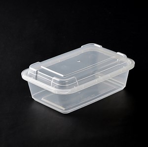 [Hot Item] Kitchen Plastic Round Food Storage Container Deli Boxes Rectangle Restaurant PP Reusable Food Packaging Box