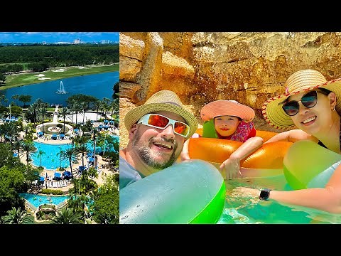 JW Marriott Orlando Grande Lakes Resort Day 1 | Minutes to Disney with a AWESOME Lazy River!!!