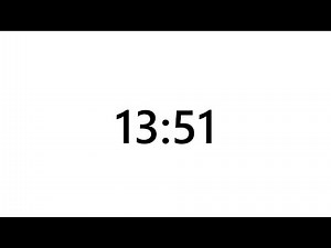 Timer for 13 minutes and 51 seconds