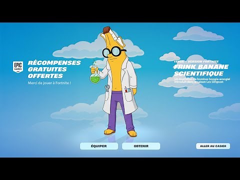 🍌🧪 Obtenir le Skin Banane Scientifique sur Fortnite !!