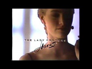 1989 Hanes "A woman's body is merely a framework" TV Commercial