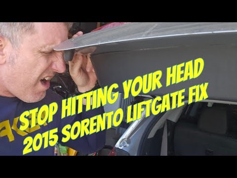 2015 Kia Sorento Rear Liftgate Struts Replacement – DIY Fix So You Don’t Hit Your Head