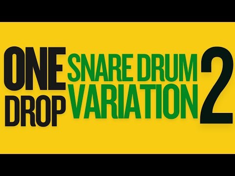 Reggae Drum Lesson: One Drop Snare Variation 2 (Cross Stick) #reggaedrums #drummer #reggaemusic