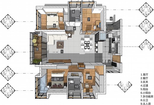LayOut施工图(线下) - 优象设计