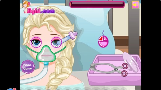 小游戏Elsa eyes surgery