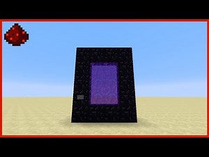 Minecraft: Button Activated Portal [Redstone]