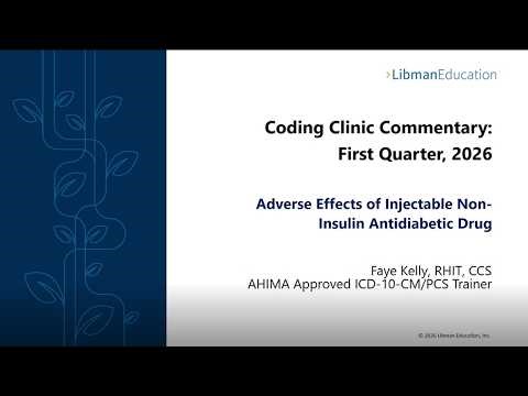 Coding Clinic Commentary: Adverse Effects of Injectable Non-insulin Antidiabetic Drug