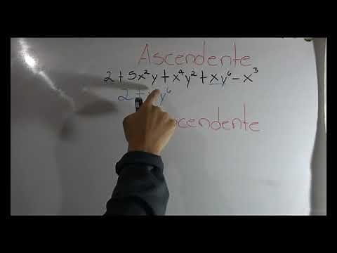 Ordenar Polinomio de forma ascendente y descendente
