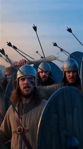 Battle of Hastings 1066 Harold Falls in the Arrow Storm #Shorts