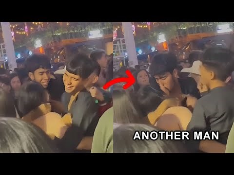 WOMAN KISSES ANOTHER MAN INFRONT OF HER BOYFRIEND! (GONE WILD)