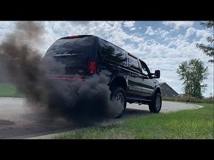 6.0 PowerStroke Looney Tune and Straight Pipe with an 03 Turbo