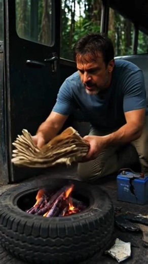 Survived 24 Hours in a Ghost Bus! (Don't Watch at Night) 😱🚌#Challenge#24HoursChallenge#Survival#vira