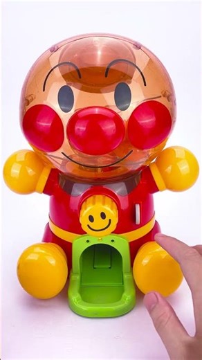 Satisfying Bandai Anpanman New Waku Waku Gachakororin Set Video #asmr #anpanman #toy