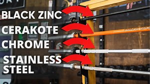 Cerakote vs. Zinc vs. Chrome vs. Stainless Steel Barbells: Which barbell finish is best?