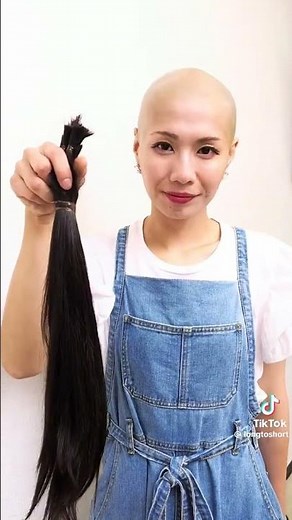 Japnese Girl Headshave #haircut