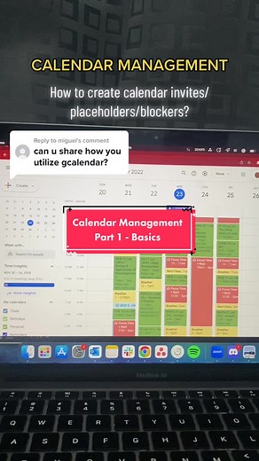 Calendar Management Basics: How to Create Invites and Blockers