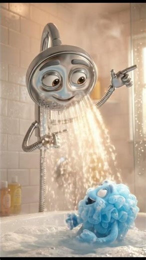 Bathing shower 🚿 🚿 🚿 say something 🥶🧼😂😹😀😁😜