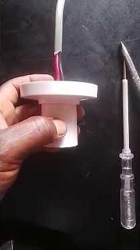 how to wire a lamp holder correctly and tools used.