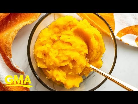 Roast your Halloween pumpkin: How to make homemade pumpkin puree l GMA Digital