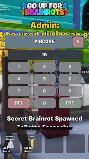 FIRTS CODE GO UP FOR BRAINROTS FORTNITE LUCK SERVER CODE GO UP FOR BRAINROTS #fortnite MAP