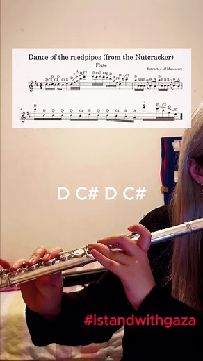 Personally I love the Nutcracker so expect some more of these kinds of videos from me. :) :) :) Taking a break from all the serious, passionate and emotive songs to have some fun with it. And if anyone was unsure of my stance when it comes to genocide, I 100000000000% stand with Palestine. I stand with Gaza, and if I have followers out here who cannot accept that, I do not apologise. I’m a flute player from Cape Town, South Africa and I joined Tiktok this year. I didn’t play the flute for over 1
