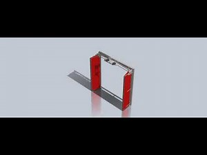 Electric Power Door - Four Fold Door Animation