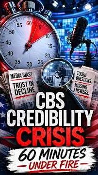 CBS and 60 Minutes Credibility Crisis: Legacy Media Under Fire