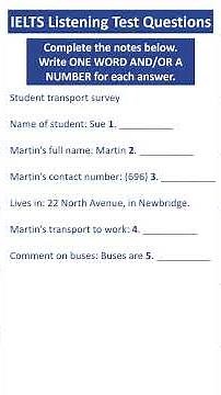 IELTS Listening Practice Test 2025 With Answers 12.10.2025 - Test #107