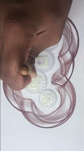 🌈 Spirograph Design – The Most Beautiful Symmetry You’ll Ever See!#Spirograph #Art #youtubeshorts