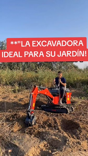 Excavadora Compacta Ideal para Jardines