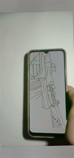 🎨 Title:#ZoroDrawing | One Piece Zoro Fanart | Anime Art Shorts ✍️🔥