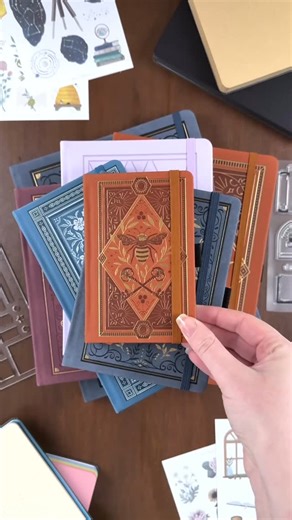 Archer And Olive on Instagram: "Also coming with our 2026 Everyday Collection on December 30, is a selection of designs that have had a fresh upgrade! 🤩 Each notebook design features a unique end page and spine detailing. Get all designs in white dot grid pages in the following sizes: LS, B5, 8x8, A5, TN, B6 and Pocket. For each design there are also blank page options available in 8x8 and A5, and lined in A5. ‼️AND…. Get Vintage Library in Lilic as a Reading Journal format in a choice of B5, 8