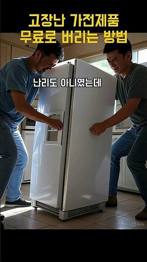폐가전 무료로 버리는 방법! #가전제품 #폐가전 #가전무료수거
