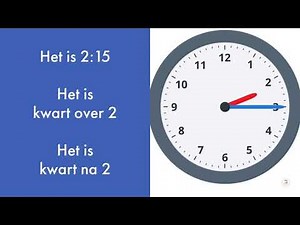 What time is it? A quarter past... (NT2 Breakthrough, 1.1)