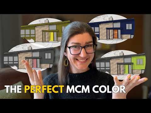 Pick the Perfect Mid-Century House Color ... for YOUR house