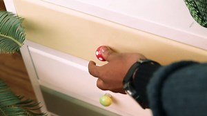 Blue Ceramic Cabinet Knobs - 30 Pack Vintage Drawer Pulls - Decorative Blue Kitchen Cabinet Knobs - 1" Door Handles