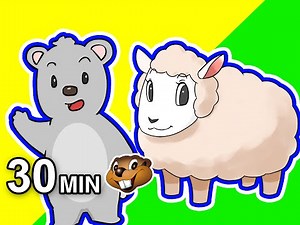 "Animal Songs" 30 Minute Collection | Kindergarten Kids Learn with Animals, Teach Baby Rhymes