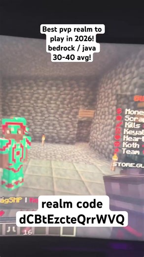 new life steal PvP realm ! Join now #fyp #minecraft